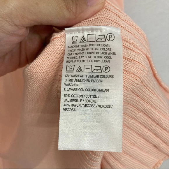 Isaac Mizrahi Pink Blush Ultra Soft Ruffle Open Front Long Cardigan 2X - Picture 7 of 9